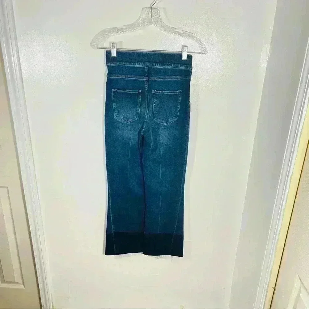 NWT SPANX Cropped Flare Denim Jeans